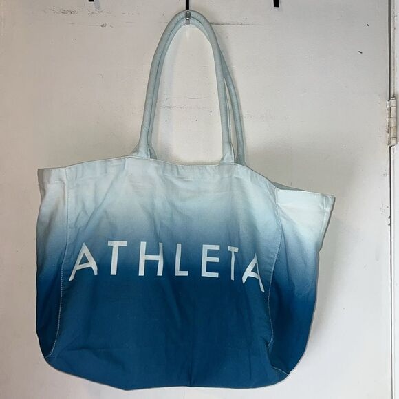 ATHLETA Ocean Blue Ombre Limited Edition Tote Bag - Picture 3 of 9